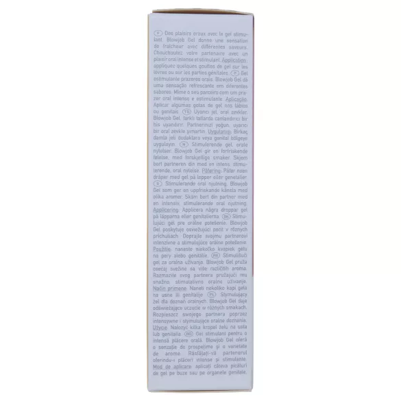 HOT - Gel za felacijo - oralni lubrikantni gel - vanilija (50 ml)