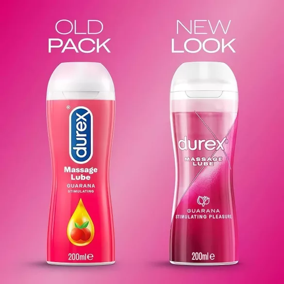 Durex - masažno olje in lubrikant - guarana - 200 ml