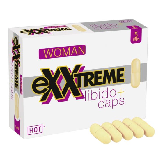 Hot exxtreme Libido prehransko dopolnilo kapsule za ženske (5 kosov)