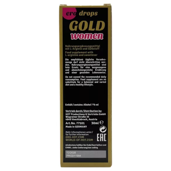 HOT Spanish Fly Gold Woman - afrodiziak za ženske (30 ml)