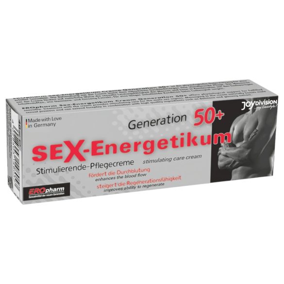 Sex Energetic - krema za penis za starejše moške 50+ - 40 ml