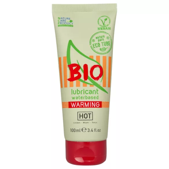 HOT BIO - topli lubrikant - veganski, grelni učinek - 100 ml