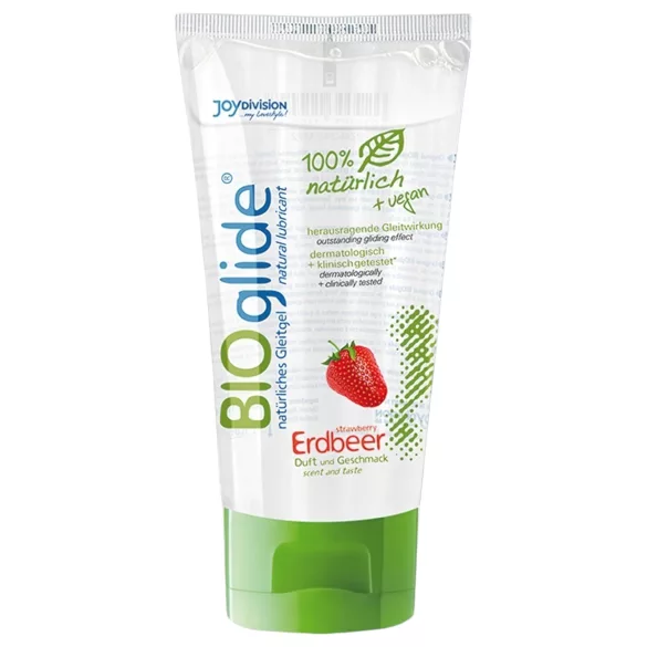 BIOglide - lubrikant na vodni osnovi - jagoda - 80 ml