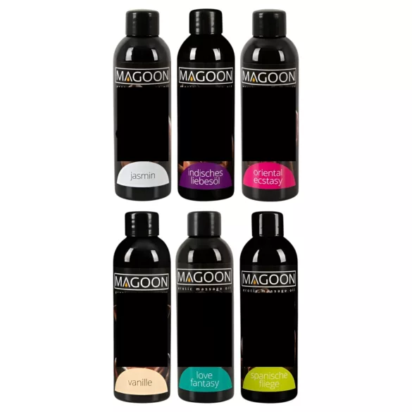 Magoon - masažno olje set - 6 kosov po 100 ml