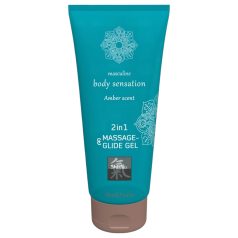 Shiatsu - masažno lubrikantno gel - jantarni vonj - 200 ml