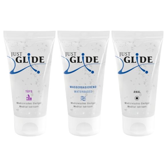Just Glide set lubrikantov (3x50ml)