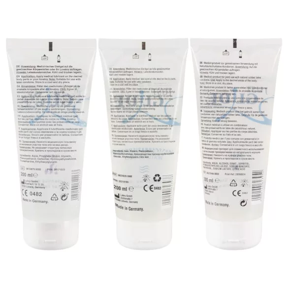 Just Glide - lubrikant set - 3x200 ml