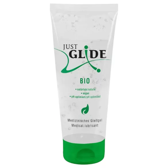 Just Glide Bio - lubrikant na vodni osnovi - veganski - 50 ml - 200ml