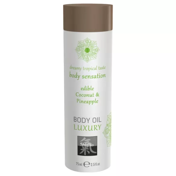Shiatsu Luxury - masažno olje za uživanje - kokos ananas - 75 ml