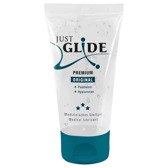 Just Glide Premium Original - vodni lubrikant - veganski - 50 ml