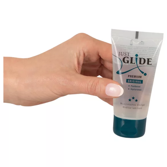 Just Glide Premium Original - vodni lubrikant - veganski - 50 ml