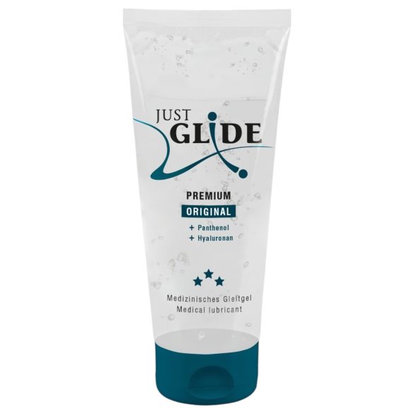 Just Glide Premium Original - vodni lubrikant - veganski - 200ml