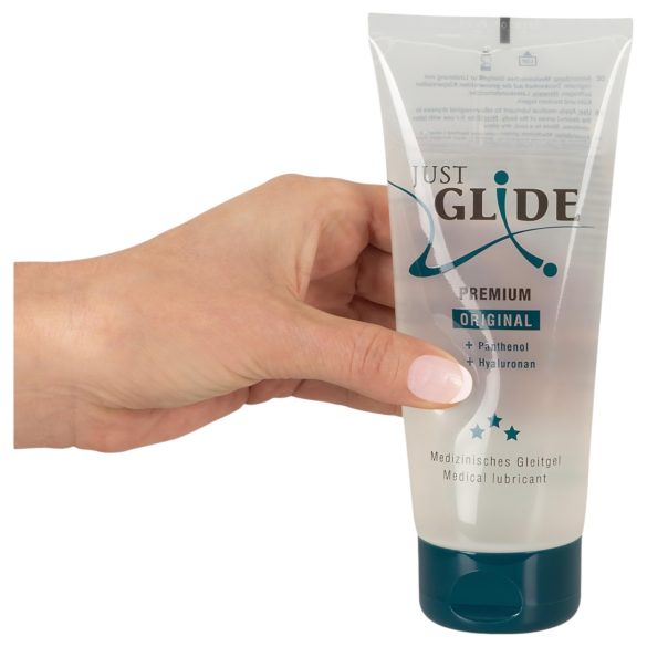 Just Glide Premium Original - vodni lubrikant - veganski - 200ml