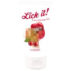 Lick it! - jedilno lubrikant gel 2v1 - češnja - 50ml