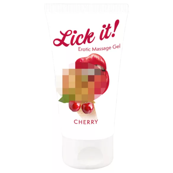 Lick it! - jedilno lubrikant gel 2v1 - češnja - 50ml