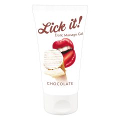 Lick it! - užitni lubrikant 2v1 - bela čokolada (50ml)