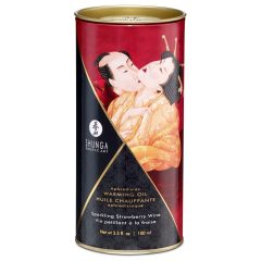   Shunga - masažno olje za ogrevanje - šampanjska jagoda (100ml)