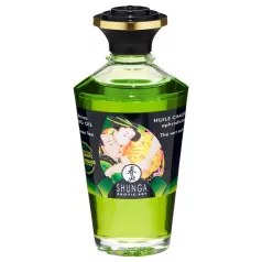   Shunga - masažno olje s toplilnim učinkom - zeleni čaj - 100ml