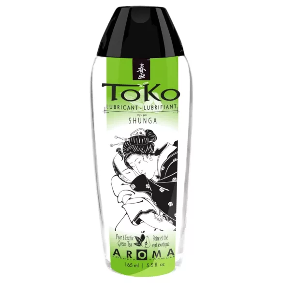 Shunga Toko - lubrikant na vodni osnovi - hruška zeleni čaj - 165 ml