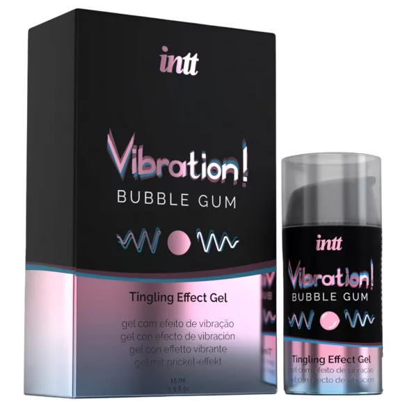 Intt Vibration! - tekoči vibrator - žvečilni gumi - 15ml