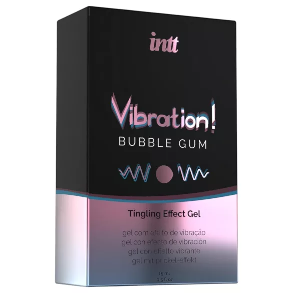 Intt Vibration! - tekoči vibrator - žvečilni gumi - 15ml