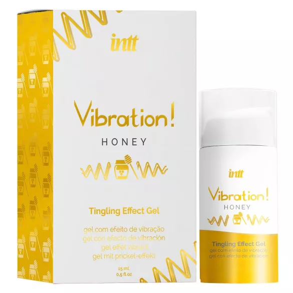 Intt Vibration! - tekoči vibrator - med - 15 ml