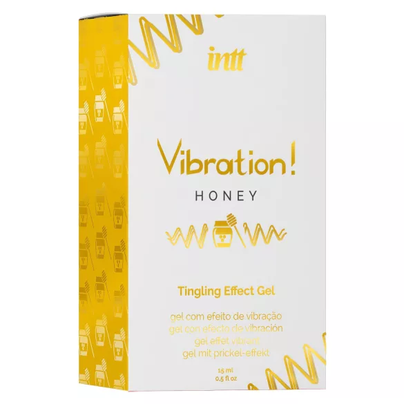 Intt Vibration! - tekoči vibrator - med - 15 ml
