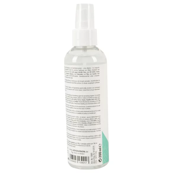 JoyDivision Clean Safe - dezinfekcijski in čistilni sprej - 200 ml