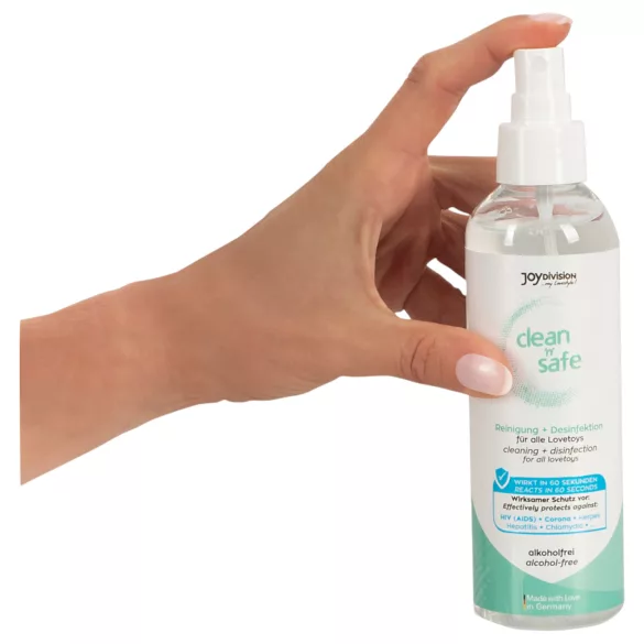 JoyDivision Clean Safe - dezinfekcijski in čistilni sprej - 200 ml