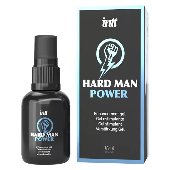 Intt Hard Man Power - stimulacijski gel za moške - 15 ml