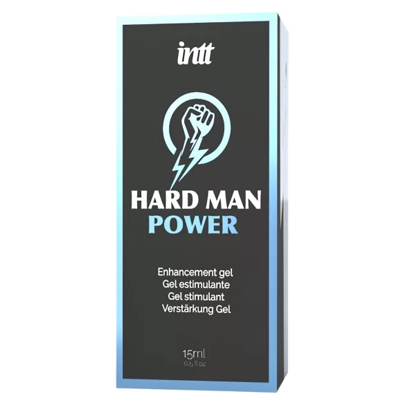 Intt Hard Man Power - stimulacijski gel za moške - 15 ml