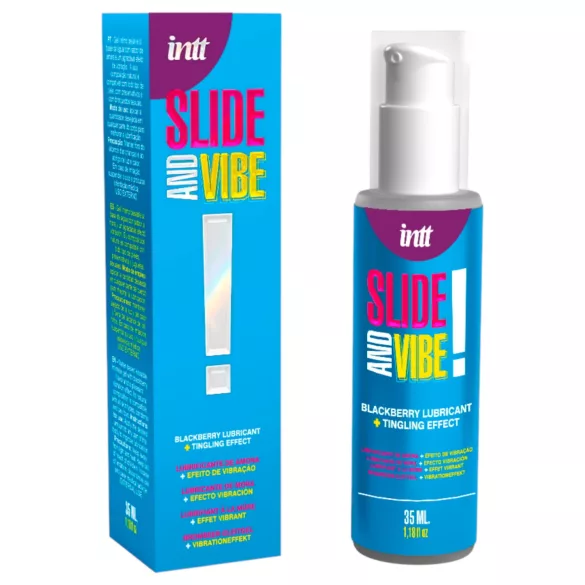 Intt - užitni stimulativni lubrikant gel - robida - 35 ml