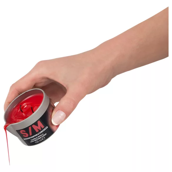 BDSM Kerze - masažna sveča za telo - parafin - 100 ml