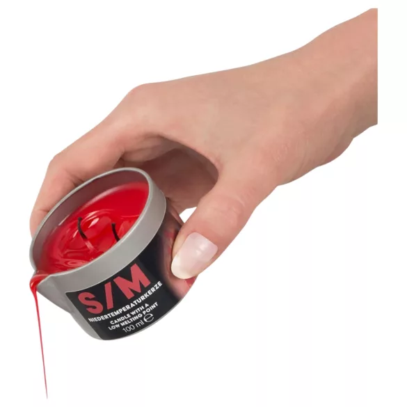 BDSM Kerze - masažna sveča za telo - parafin - 100 ml