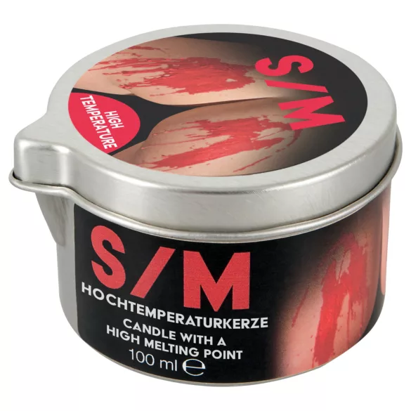 BDSM High Temperature - masažna sveča za telo - parafin - 100 ml