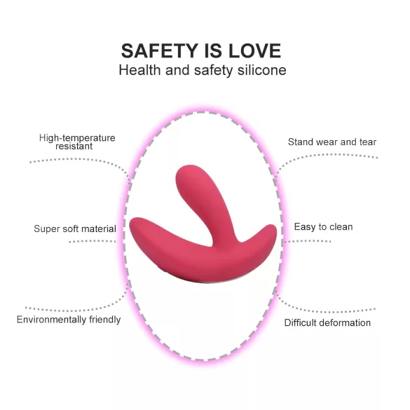 Cotoxo Saddle - vibracijski masažer prostate z daljinskim upravljalnikom - rdeč