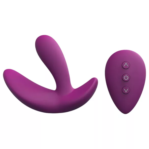Cotoxo Saddle - vibrator za prostato na daljinsko upravljanje - vijoličen