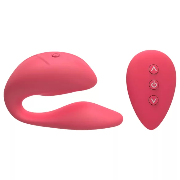 Cotoxo Cupid 2 - par vibrator z daljinskim upravljalnikom - rdeč