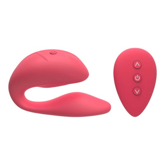 Cotoxo Cupid 2 - vibrator z daljinskim upravljanjem, ki ga je mogoče ponovno napolniti (rdeč)