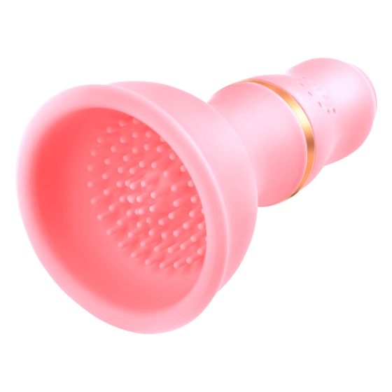 Sunfo - vibracijski stimulator bradavičk za polnjenje (roza)