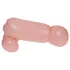 Cock Fighting - napihljiv strap-on penis - natur