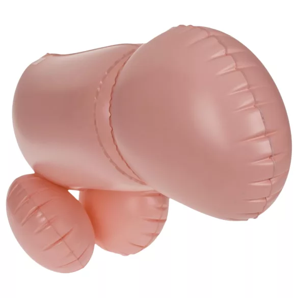 Cock Fighting - napihljiv strap-on penis - natur