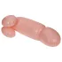 Cock Fighting - napihljiv strap-on penis - natur