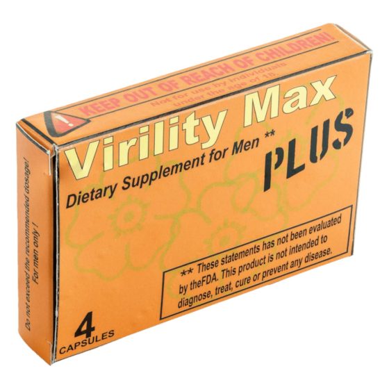Virility Max Plus - prehransko dopolnilo kapsule za moške (4pcs)
