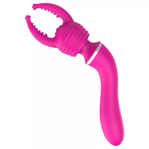 Lonely - vibrator za G-točko in maser 2v1 - 3 nastavki - roza