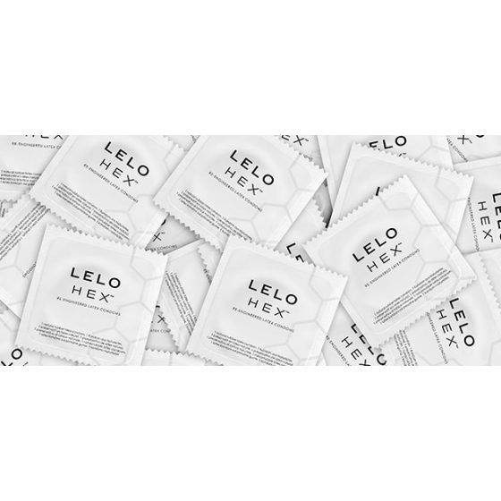 LELO Hex Original - luksuzni kondom (1 kos)