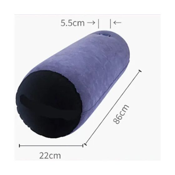 Magic Pillow - napihljiva blazina za seks - cilindrična (vijolična)