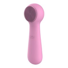   FaceClean - vodoodporen masažni aparat za obraz, ki ga je mogoče ponovno napolniti (roza)