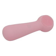   FaceClean - vodoodporen masažni aparat za obraz, ki ga je mogoče ponovno napolniti (roza)