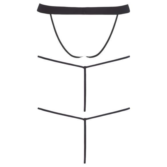 Svenjoyment - moški tangice komplet - črna - 3-delni - S-L